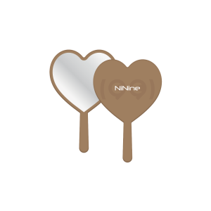 NiNine Velvet Makeup Mirror